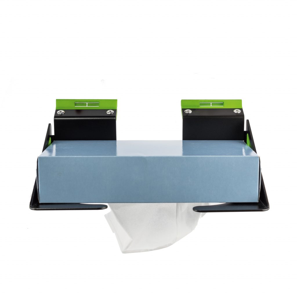 01143 Halterung für Handschuh-/Tissueboxen 01143 Holder for glove / tissue boxes