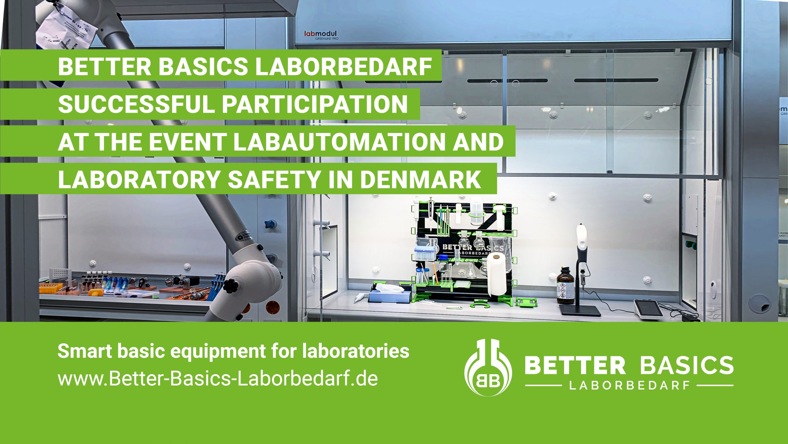 Presentation of the SmartRack® at the "Lab Automation and Laboratory Safety" event in Denmark