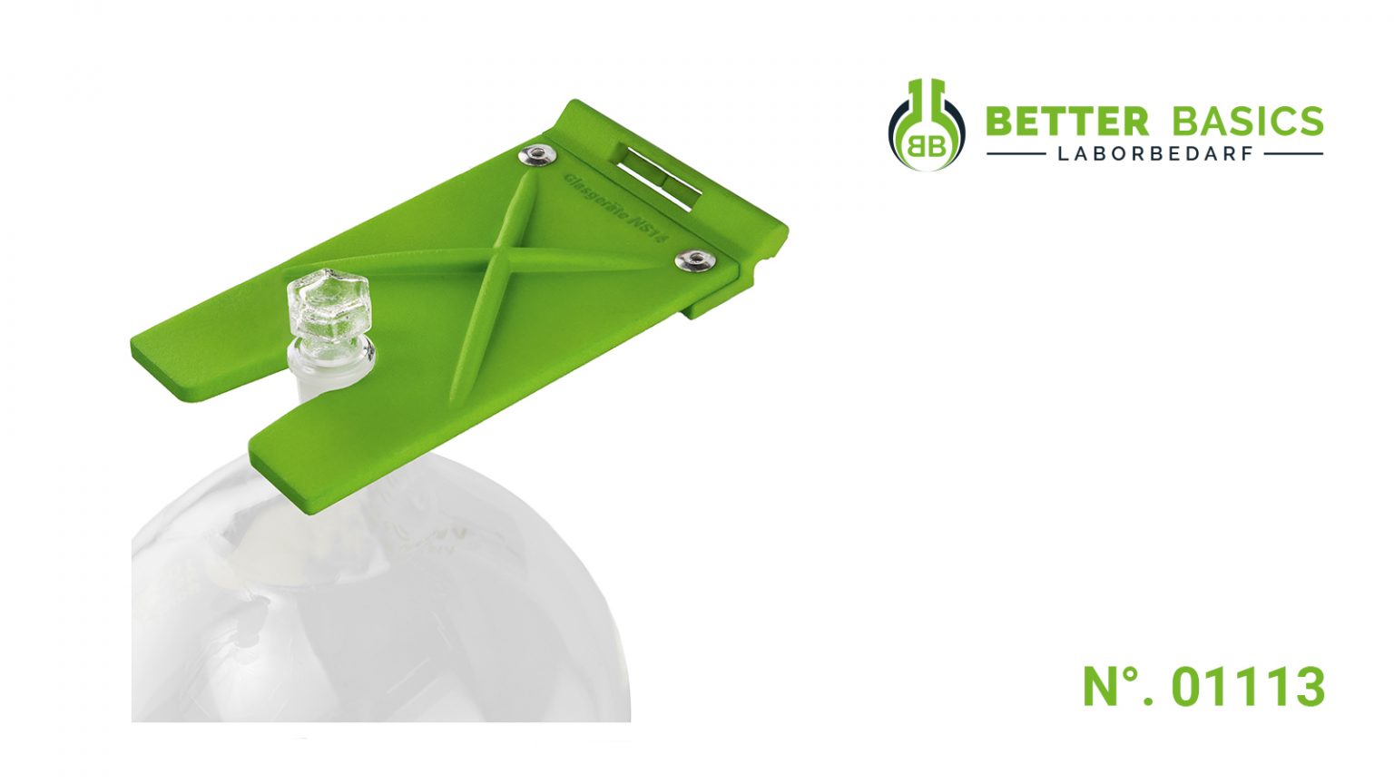 Holder for glassware with ST14, extended