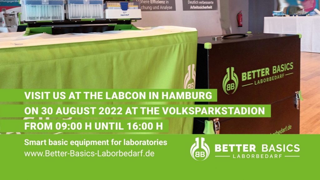 Better Basics Laborbedarf auf der LabCon 2022 in Hamburg