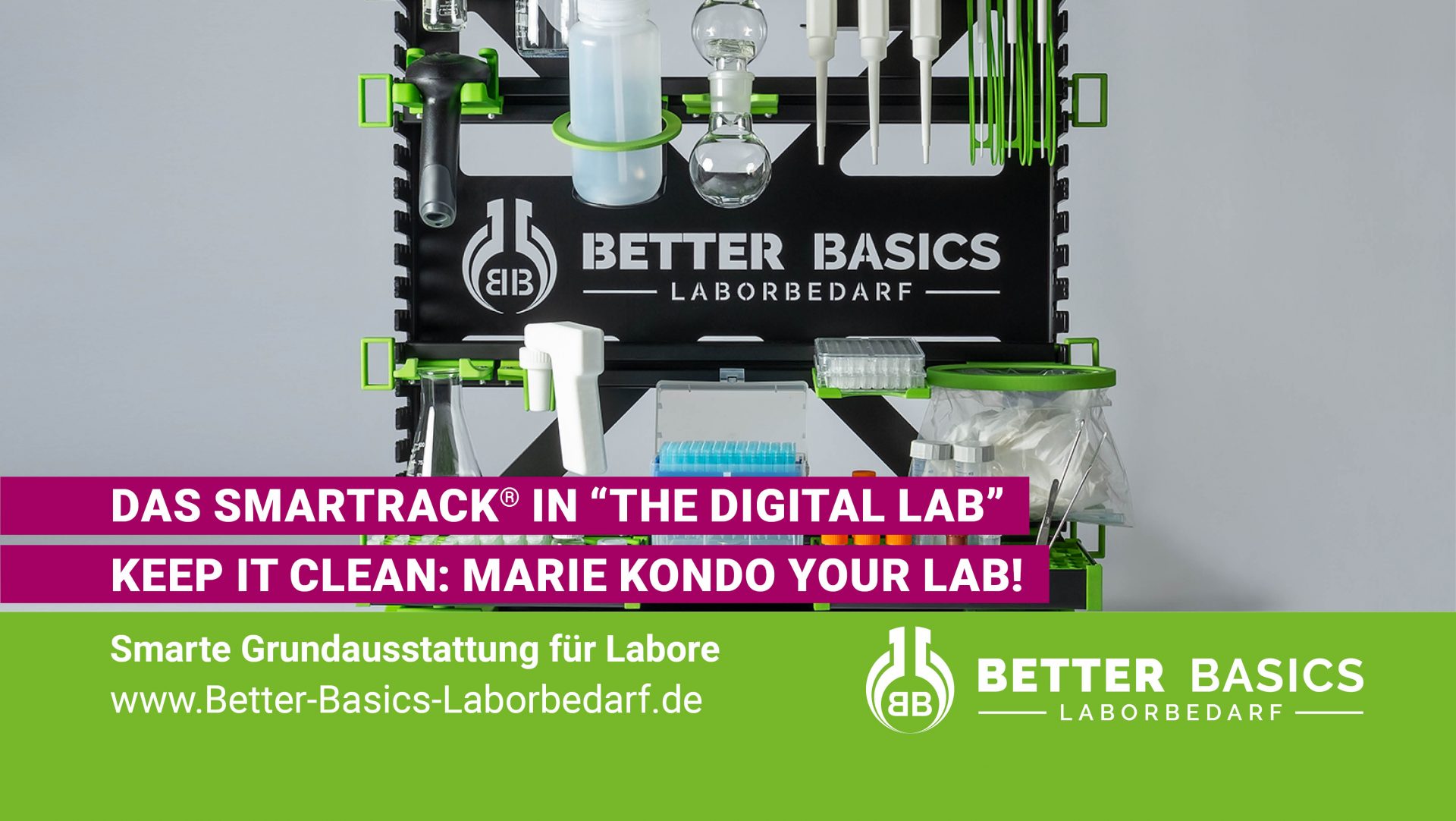 Das SmartRack® in “THE DIGITAL LAB” Keep it clean: Marie Kondo your lab!