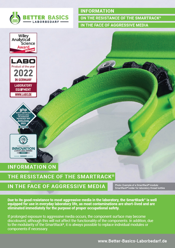 INFORMATION ON THE DURABILITY OF THE SMARTRACK® IN THE FACE OF AGGRESSIVE MEDIA