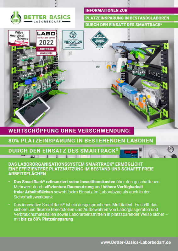 Wertschöpfung ohne Verschwendung: Platzeinsparung in bestehenden Laboren durch den Einsatz des SmartRack®