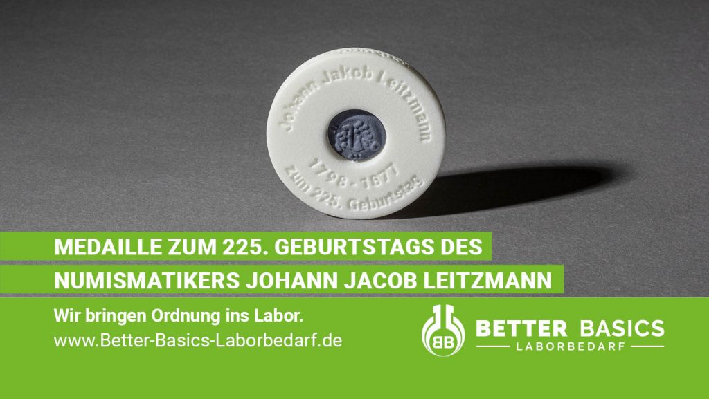 Johann Jacob Leitzmann Medaille im SLS-3D Druckverfahren