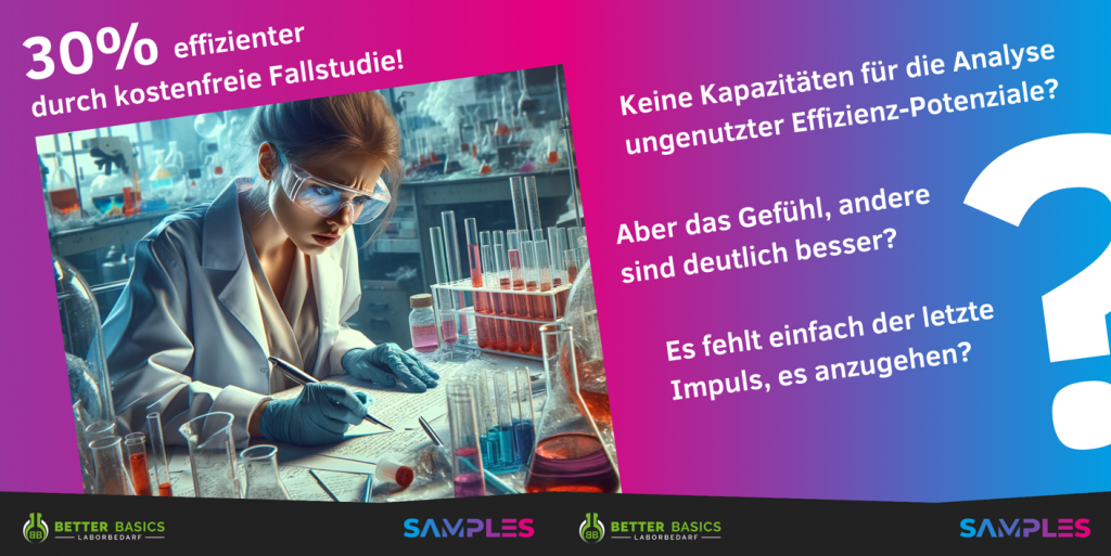 Für eine Fallstudie zu bis zu 30% mehr Effizienz und gesteigerter Sicherheit im Labor suchen wir passende Praxispartner.