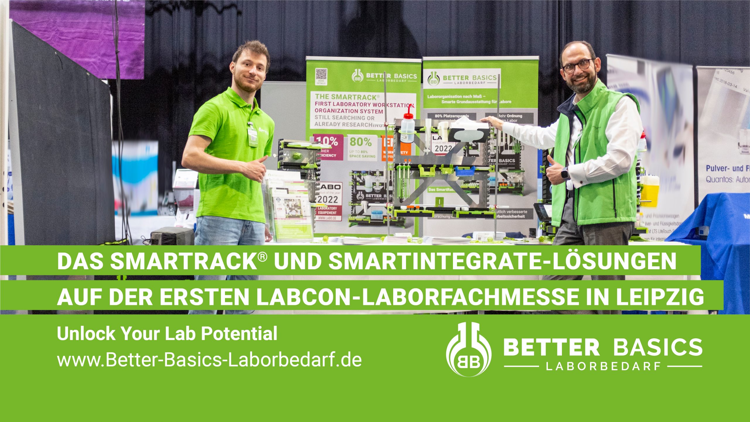 Das SmartRack® und SmartIntegrate-Lösungen auf der ersten LabCon-Laborfachmesse in Leipzig
