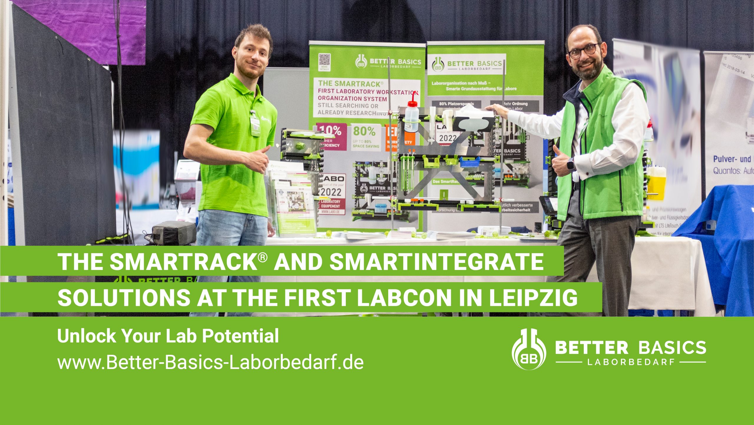 The SmartRack® and SmartIntegrate solutions at the first LabCon in Leipzig, Germany
