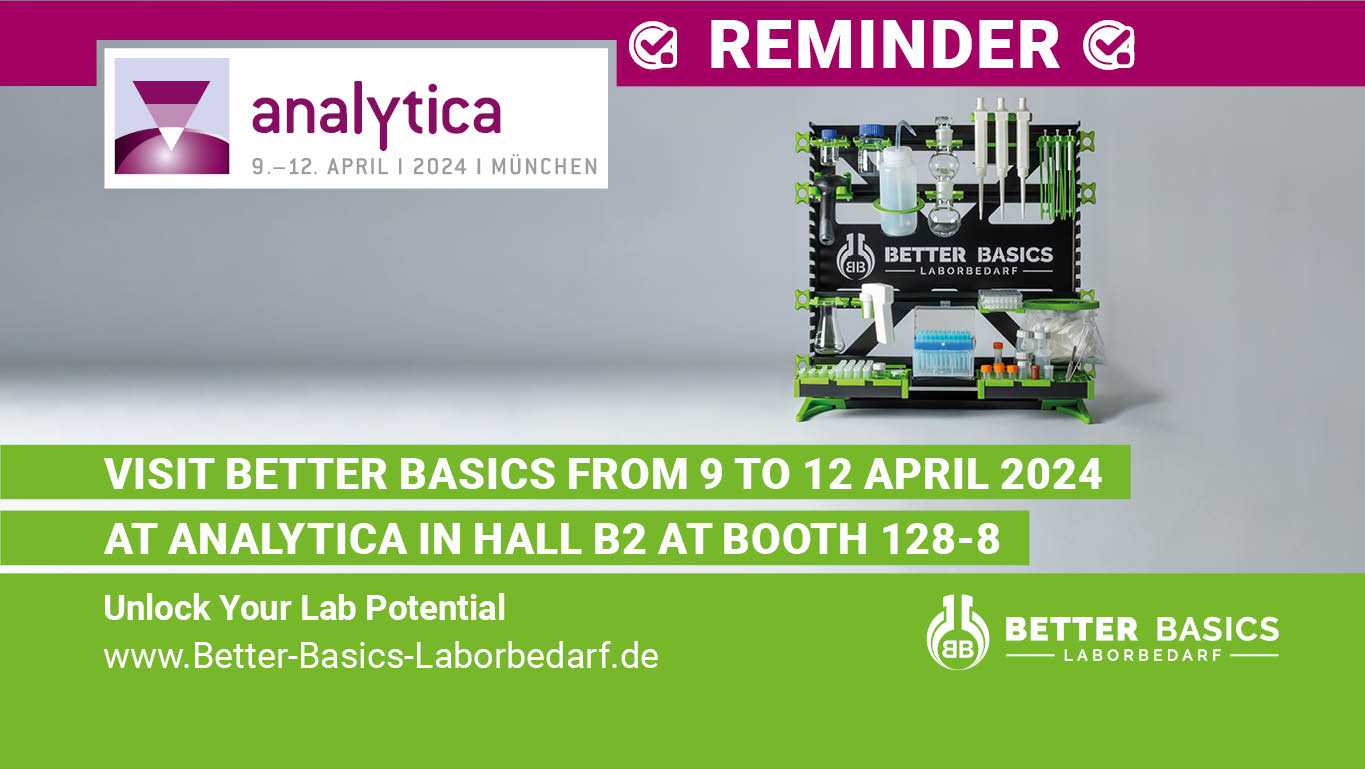 REMINDER - The SmartRack® at Analytica 2024 in Munich in Hall B2 at Booth 128-8