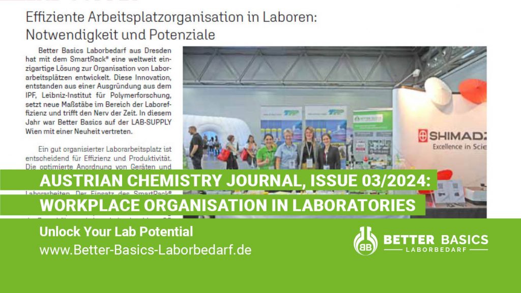 Austrian Chemistry Journal, Issue 03/2024: Workplace Organisation in Labratories