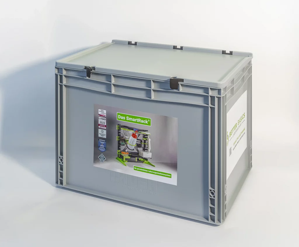 Das SmartRack mini erreicht Sie in einer sicheren Versandbox