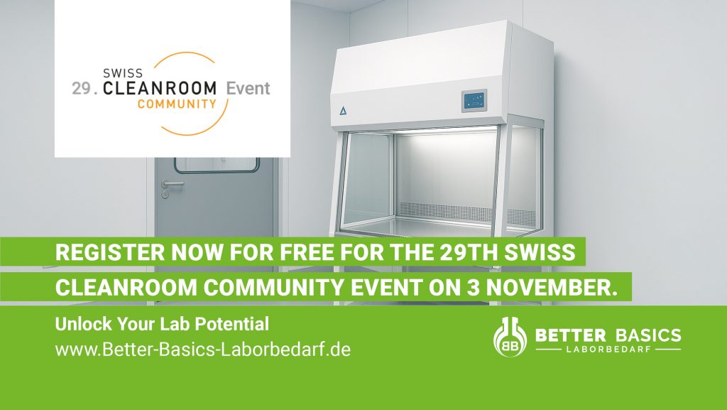 We’re attending the 29th Swiss Cleanroom Community Event!