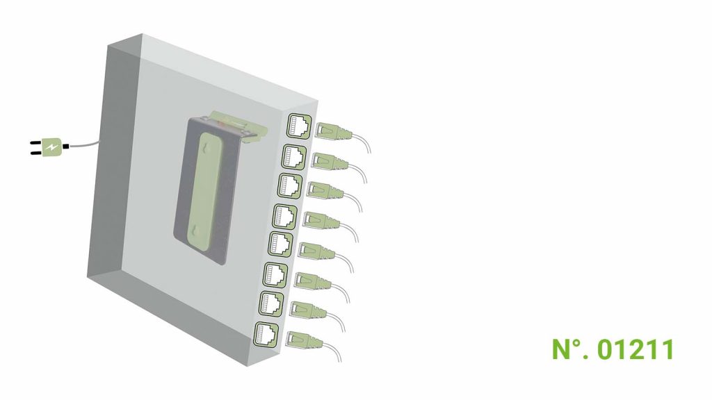 01211 Artikelvorstellung Halterung für Halterung für NETGEAR® ProSAFE GS108