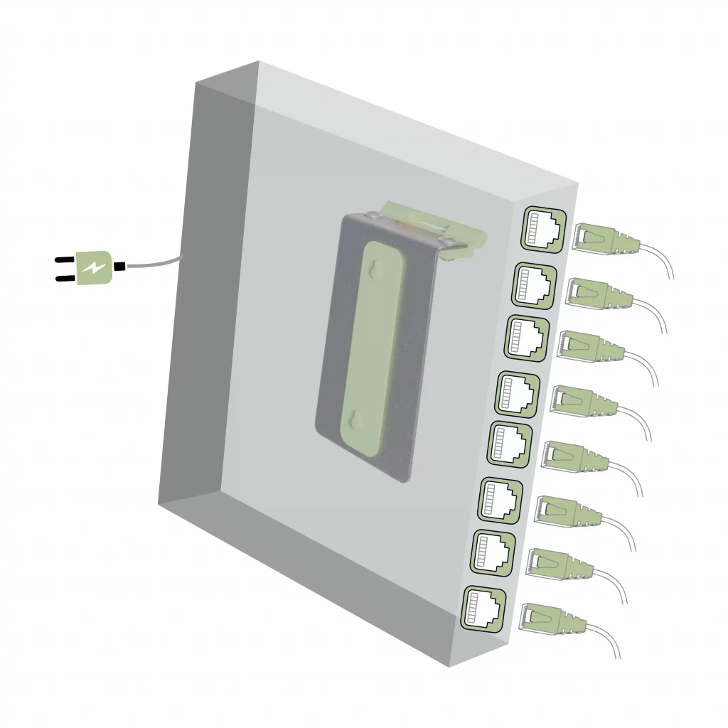 01211 Halterung für Netgear
