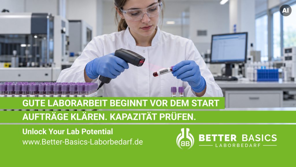 Welche Probe darf als Nächstes in Bearbeitung gehen? Entscheidend sind nicht nur Dringlichkeit und Eingang, sondern auch vollständige Informationen, verfügbare Ressourcen und die nächsten Prozessschritte. Definierte Plätze und sichtbarer Status können die Entscheidung unterstützen. Wer priorisiert und wer einen Start zulässt, muss im Ablauf geklärt sein. Lagerung, Stabilität und zulässige Wartezeiten bleiben verbindlich. Wer entscheidet in Ihrem Labor, was jetzt beginnen darf?