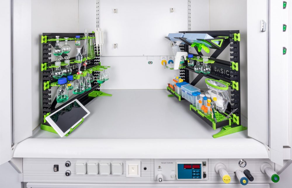 Laborabzug nachher mit SmartRack