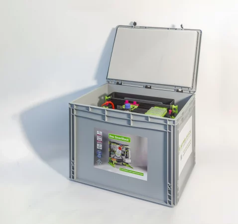 Das SmartRack mini ist optimal verpackt und gesichert auf seiner Reise zu Ihnen