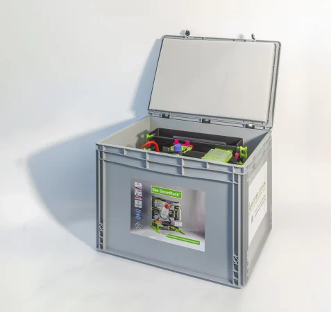 Das SmartRack mini ist optimal verpackt und gesichert auf seiner Reise zu Ihnen