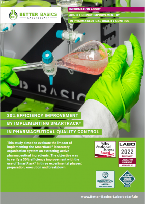 30% Efficiency Improvement by Implementing SmartRack® in Pharmaceutical Quality Control